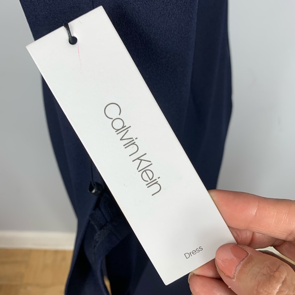NWT Calvin Klein Split Bell Sleeve Dress - Picture 4 of 10